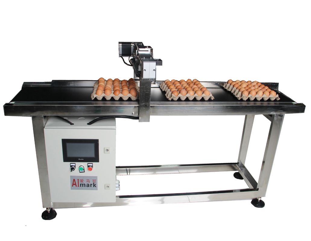 E5 400W X Traverse System Egg Coding Conveyor Machine для кодирования даты
